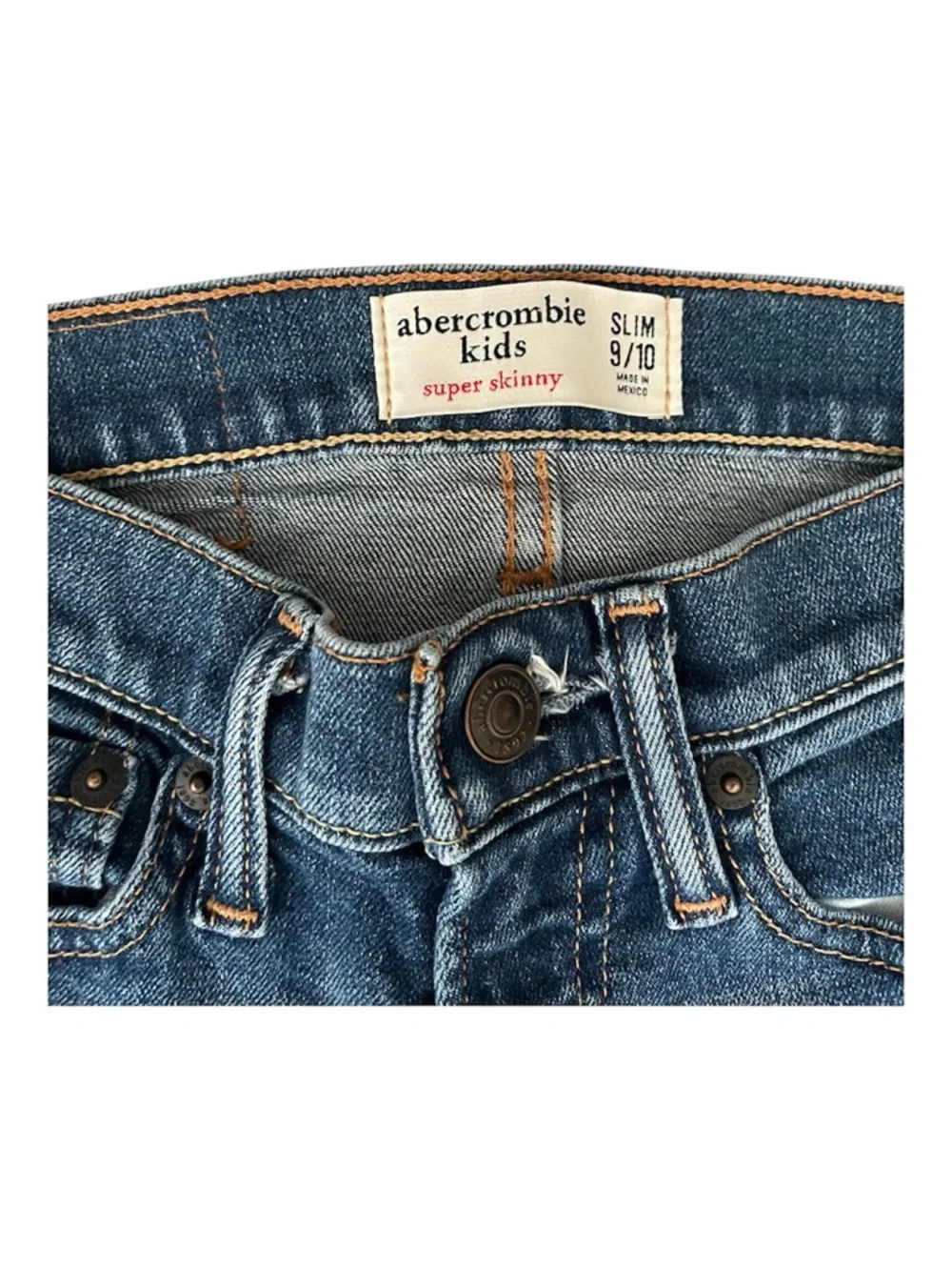 abercrombie kids Skinny Jeans in Blue Wash